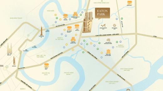 Điểm mạnh của vị trí dự án Eaton Park